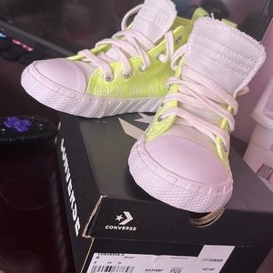 Toddlers Neon Green Converse